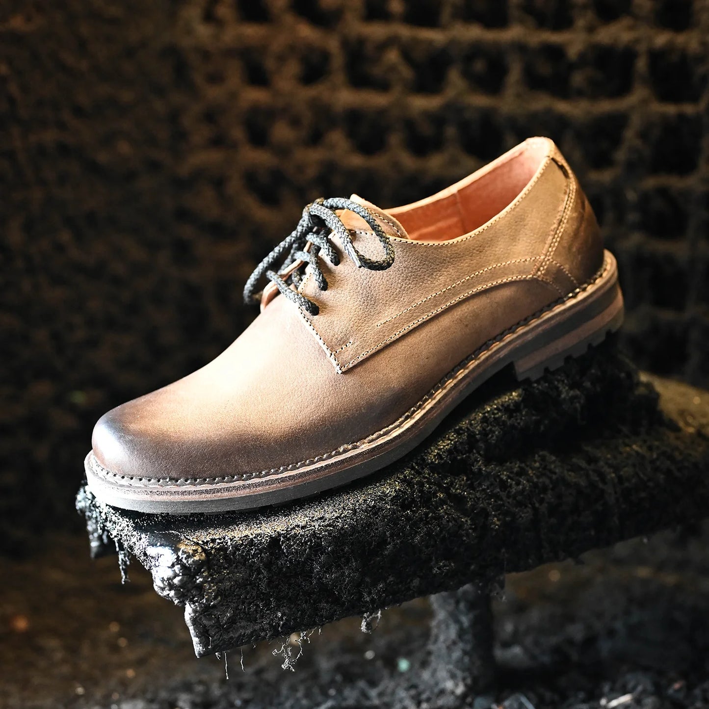 Braune Herren-Derby-Schuhe aus Leder - Aldo | KarolShoes