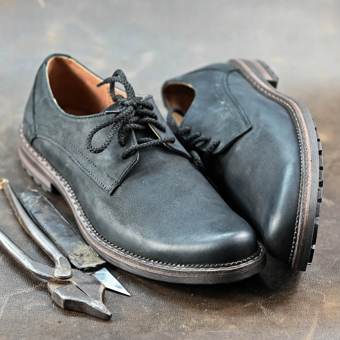 Schwarze Herren-Derby-Schuhe aus Leder - Aldo | KarolShoes