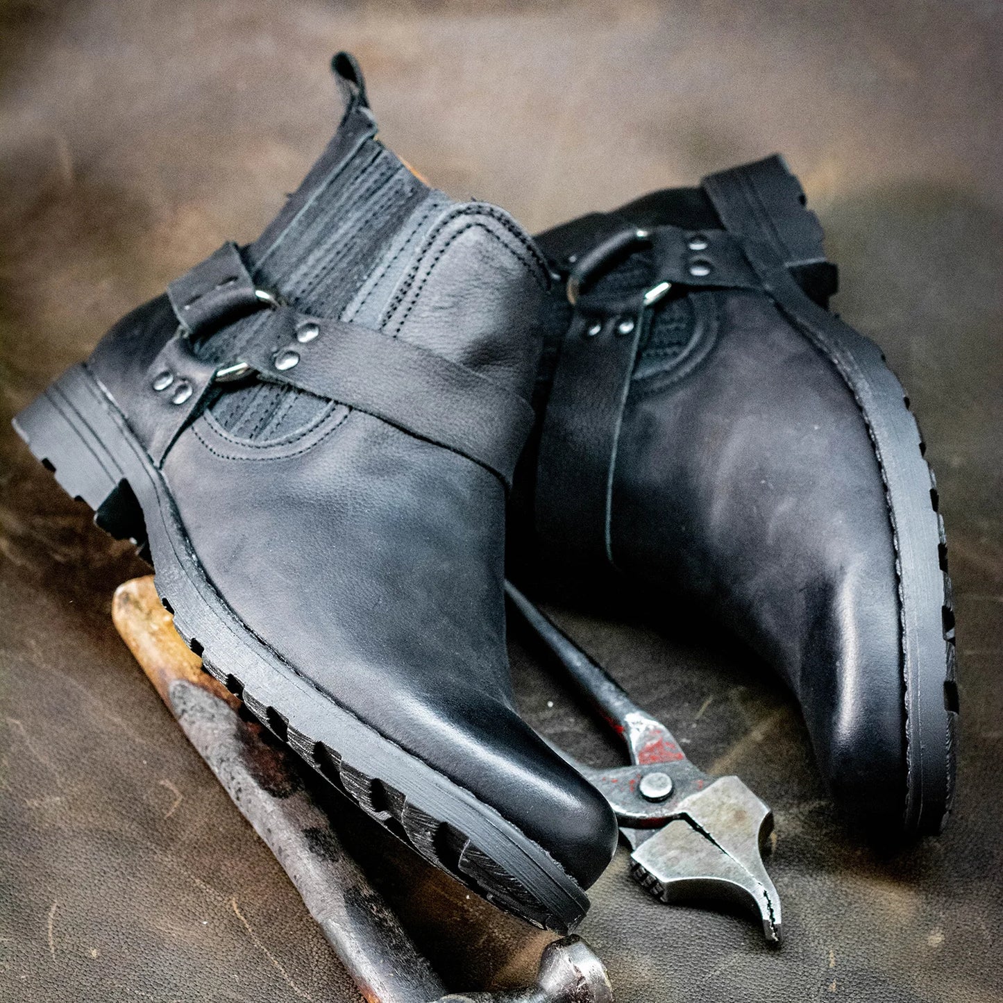 Schwarze Herren-Cowboystiefel aus Leder – Aston | KarolShoes