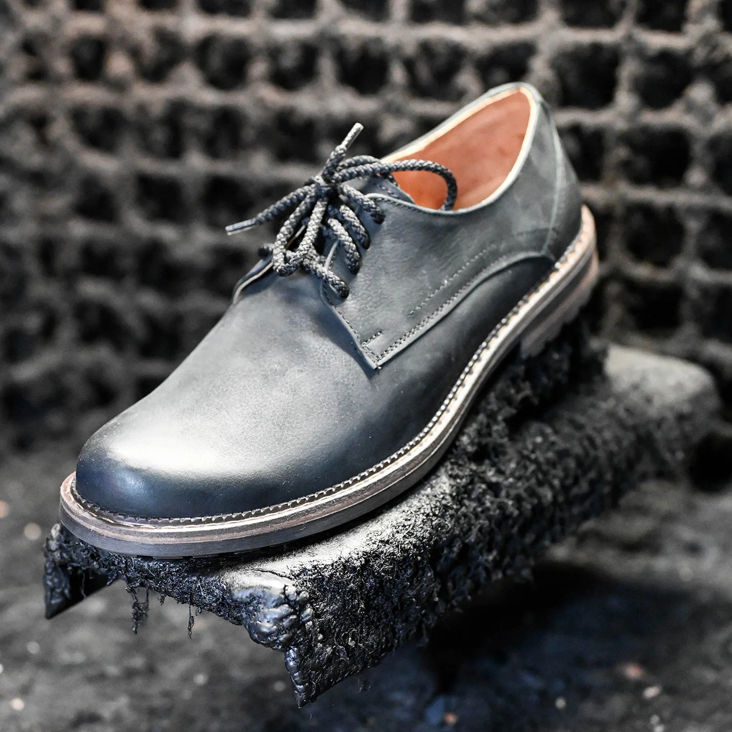 Schwarze Herren-Derby-Schuhe aus Leder - Aldo | KarolShoes