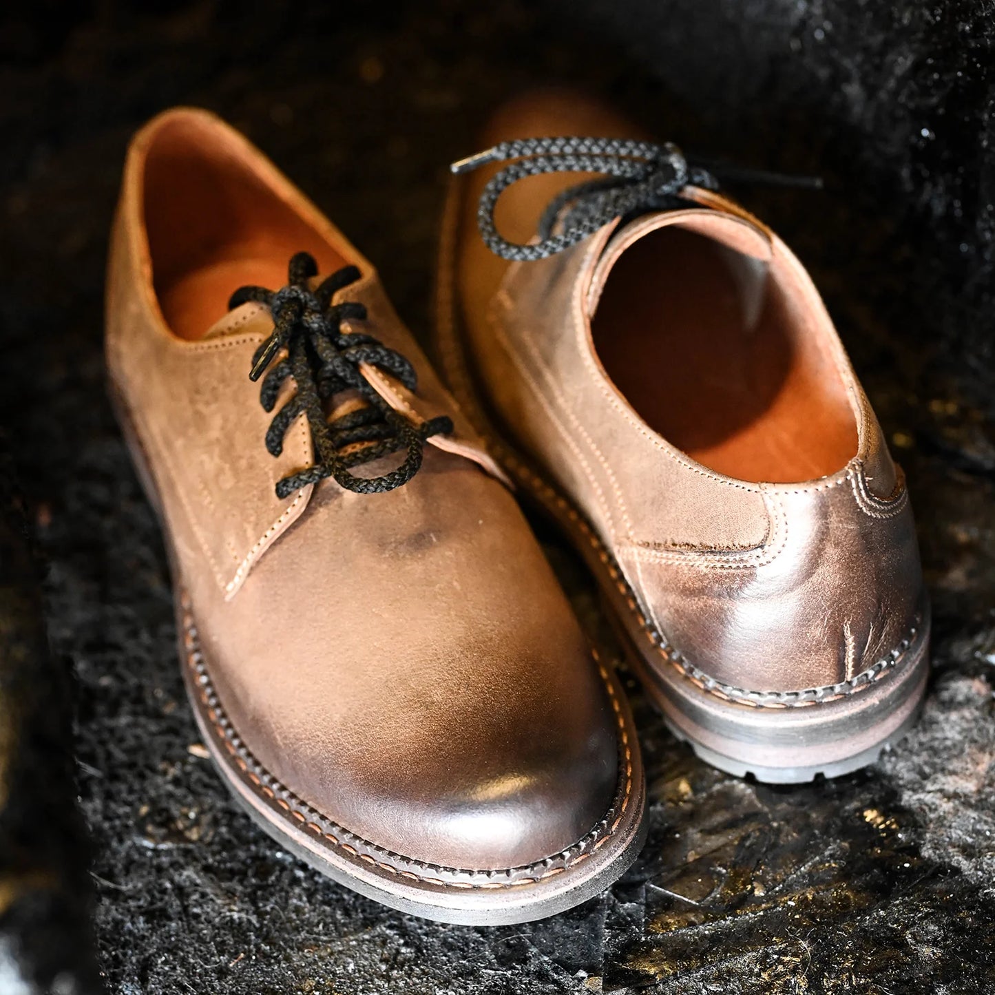Braune Herren-Derby-Schuhe aus Leder - Aldo | KarolShoes
