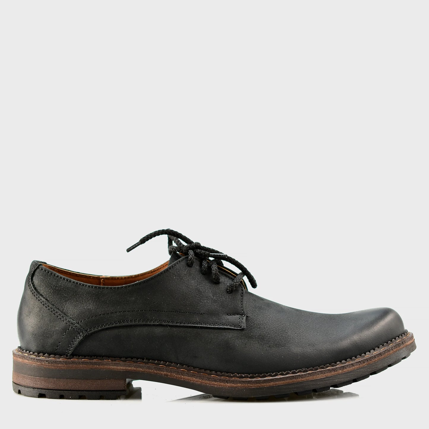 Schwarze Herren-Derby-Schuhe aus Leder - Aldo | KarolShoes