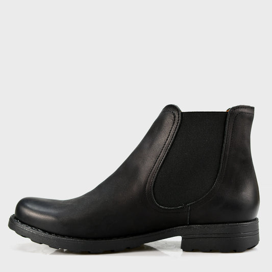 Handmade Black Leather Chelsea Boots – York | KarolShoes