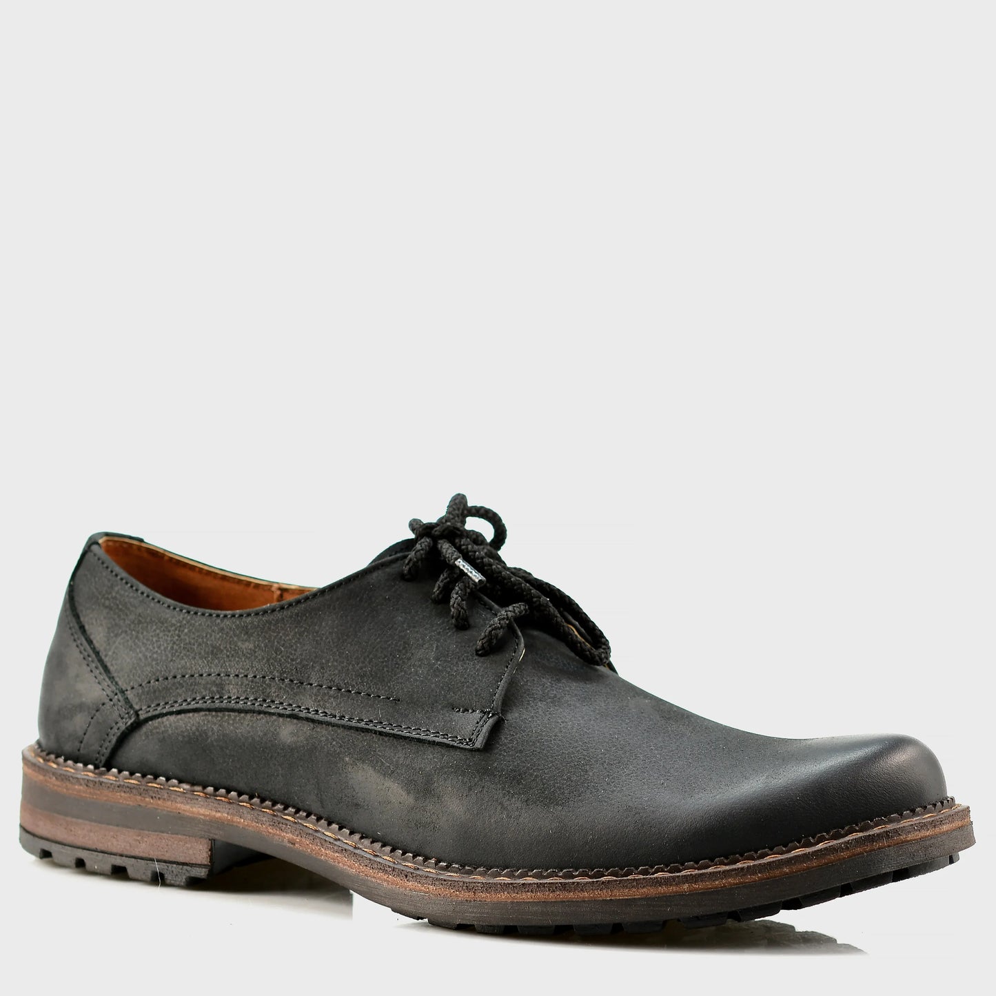 Schwarze Herren-Derby-Schuhe aus Leder - Aldo | KarolShoes