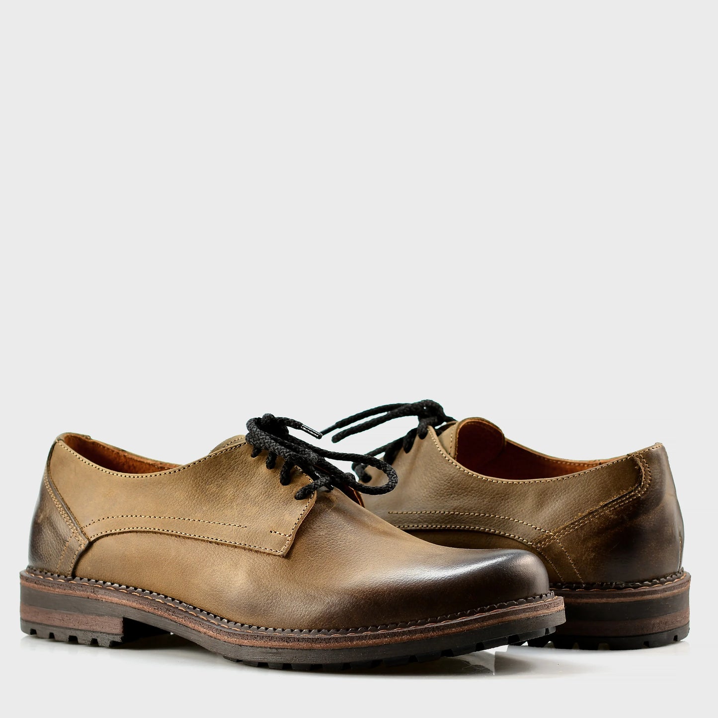 Braune Herren-Derby-Schuhe aus Leder - Aldo | KarolShoes