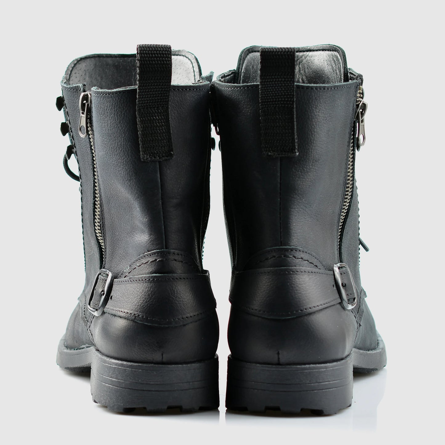 Handgefertigte Schwarze Herren-Lederstiefel – Alex | KarolShoes