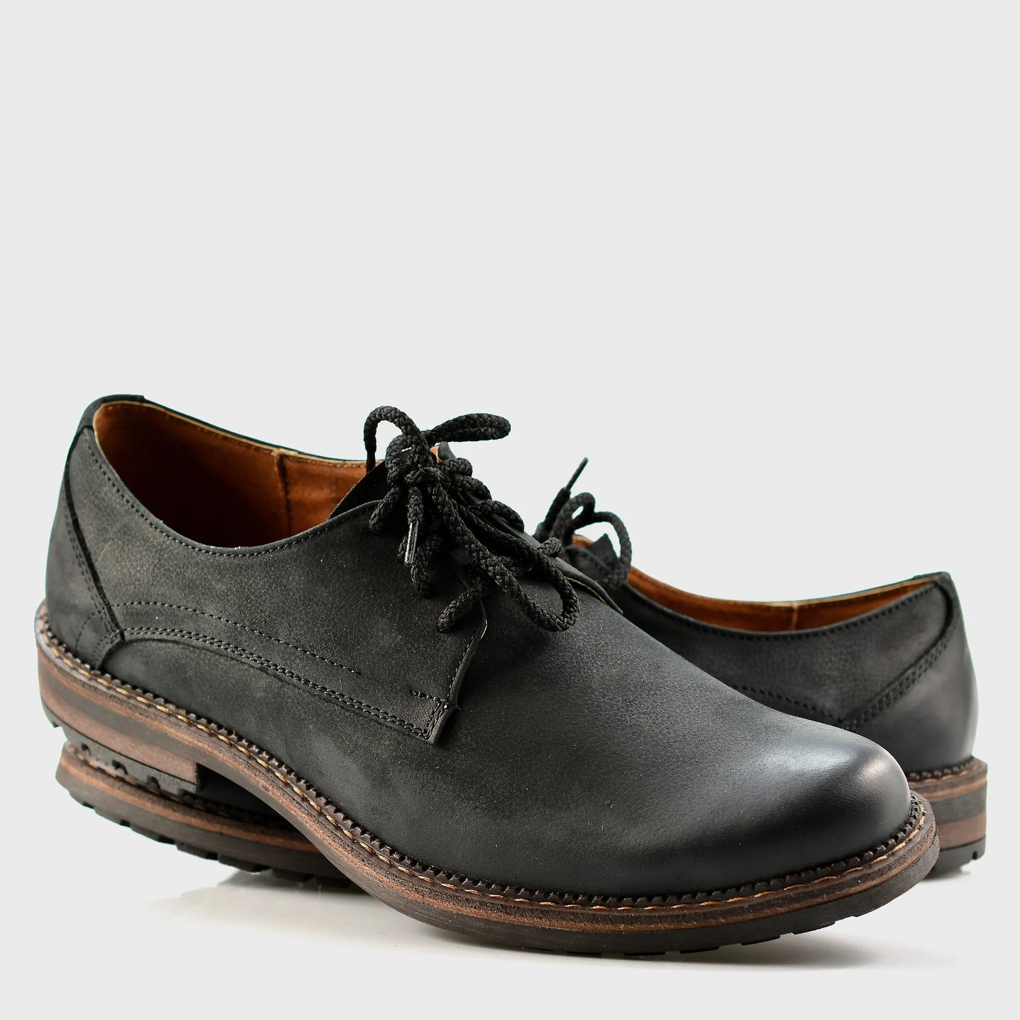 Schwarze Herren-Derby-Schuhe aus Leder - Aldo | KarolShoes