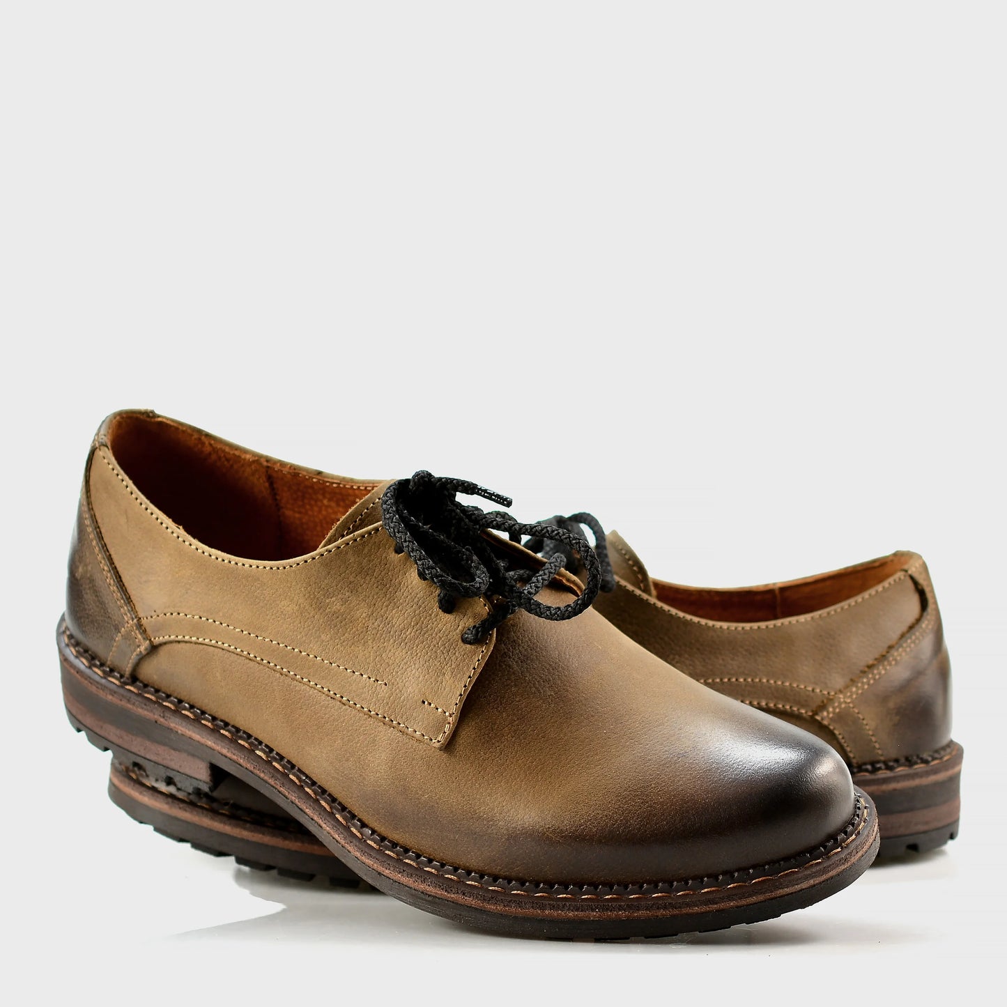Braune Herren-Derby-Schuhe aus Leder - Aldo | KarolShoes