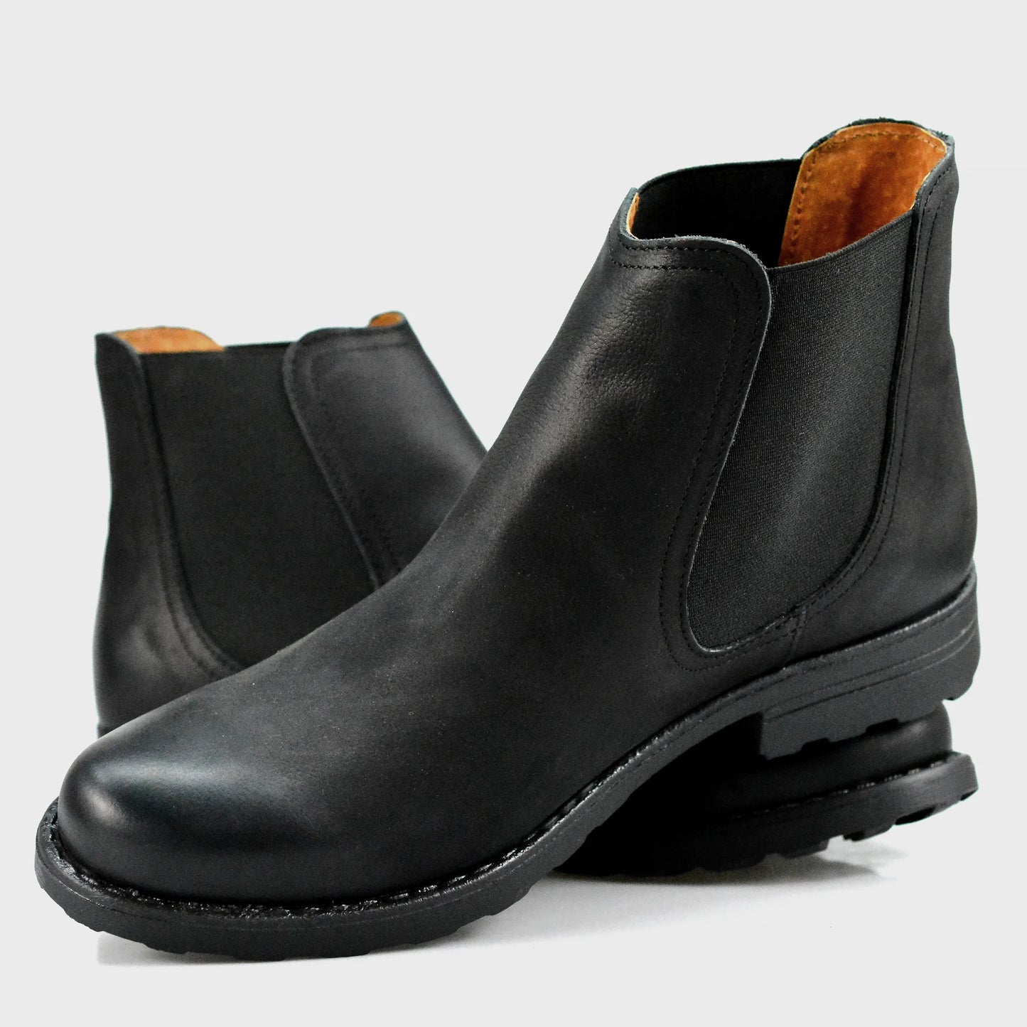 Schwarze Herren-Chelsea-Boots aus Leder – York | KarolShoes