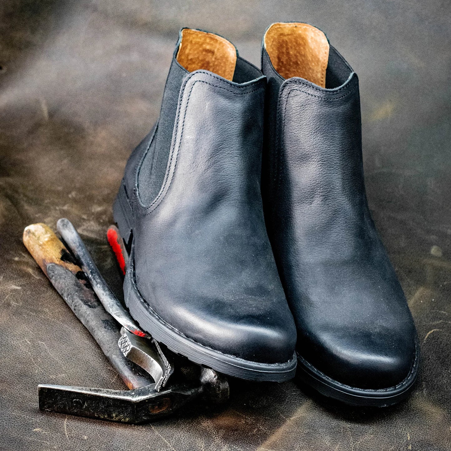 Schwarze Herren-Chelsea-Boots aus Leder – York | KarolShoes