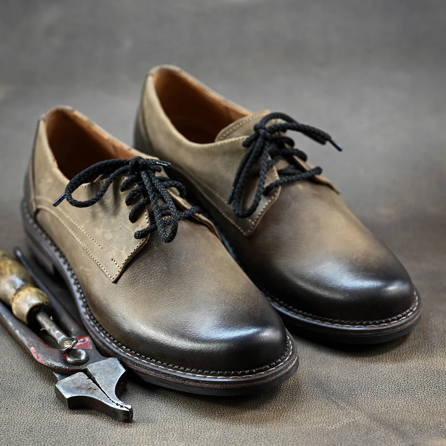 Braune Herren-Derby-Schuhe aus Leder - Aldo | KarolShoes