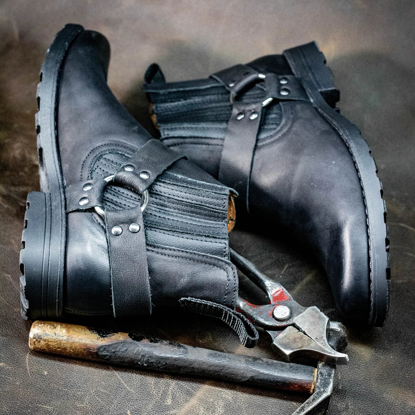 Schwarze Herren-Cowboystiefel aus Leder – Aston | KarolShoes
