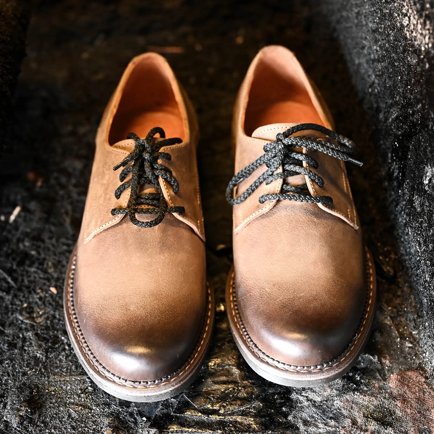 Braune Herren-Derby-Schuhe aus Leder - Aldo | KarolShoes