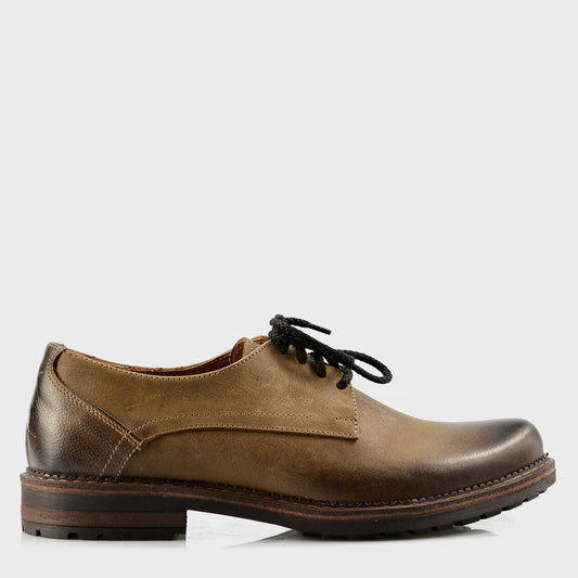Braune Herren-Derby-Schuhe aus Leder - Aldo | KarolShoes