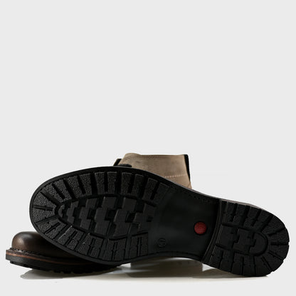 Pánské kožené chukka boty Hawk – hnědé, ručně šité, odolné a pohodlné | KarolShoes