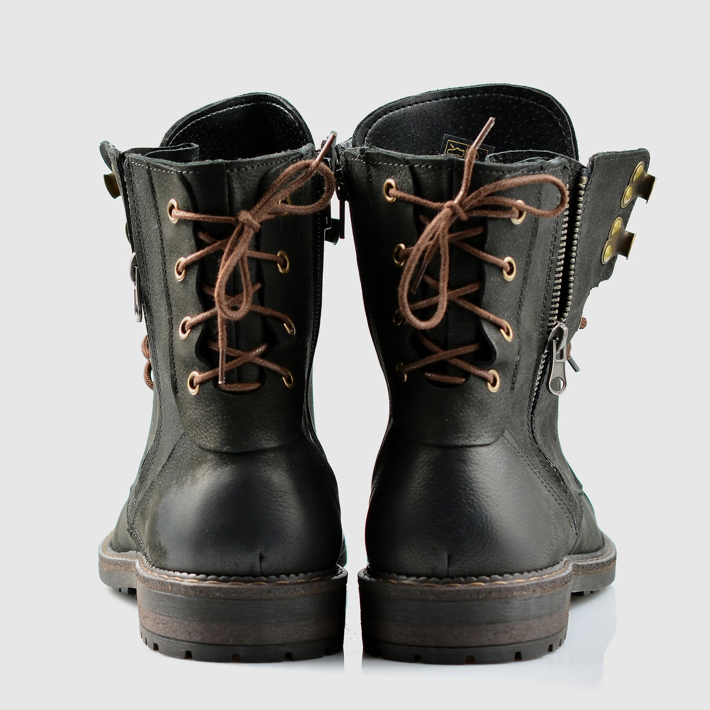Handgefertigte Schwarze Herren-Lederstiefel – Marc | KarolShoes