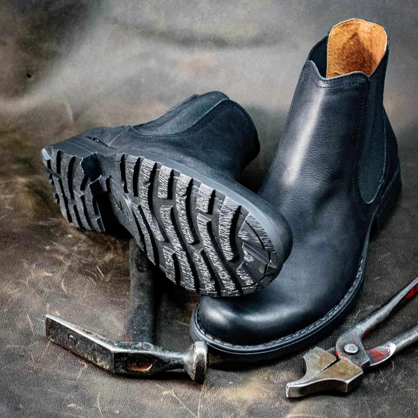 Schwarze Herren-Chelsea-Boots aus Leder – York | KarolShoes